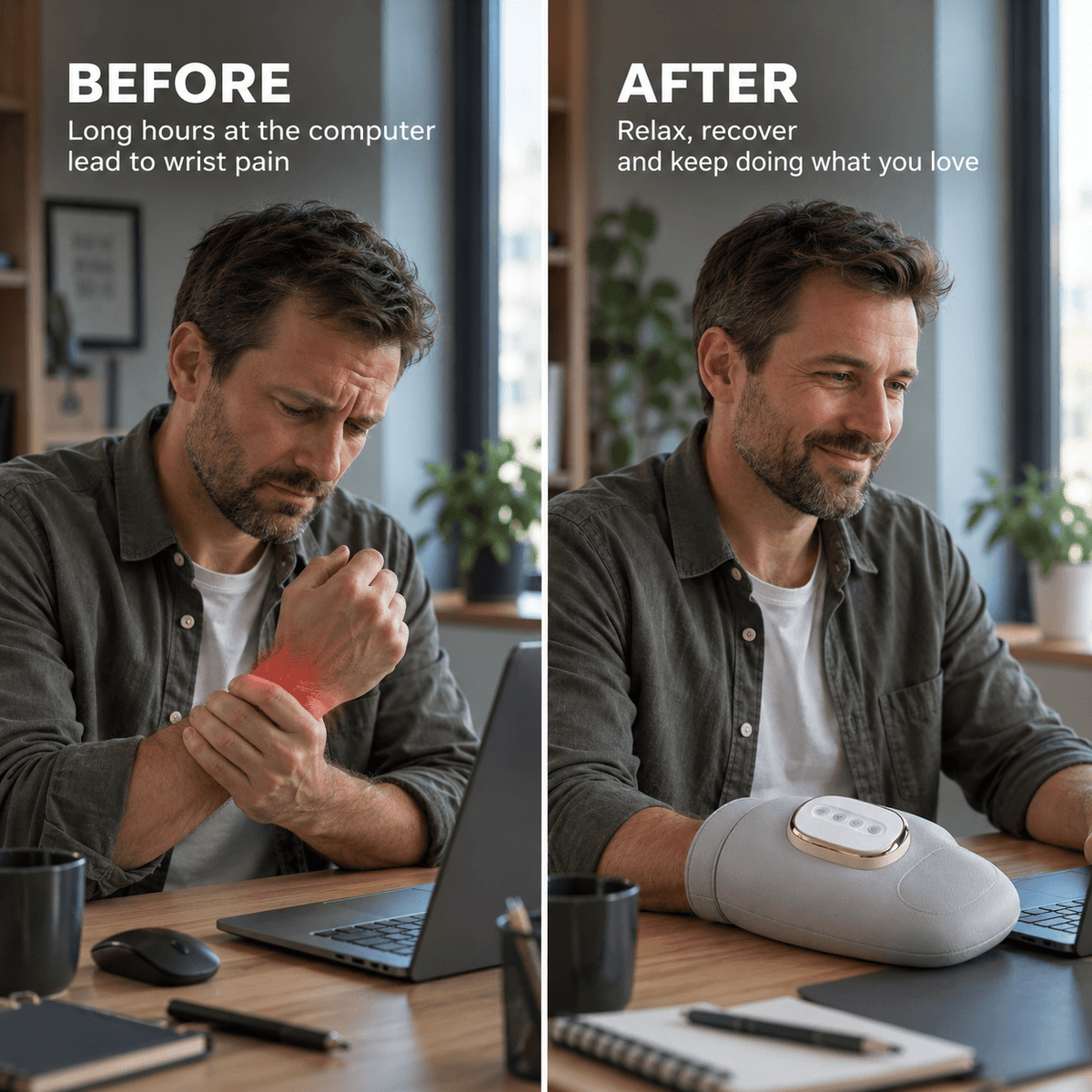 Healvia™ Hand Massager for Arthritis, Carpal Tunnel & Joint Pain