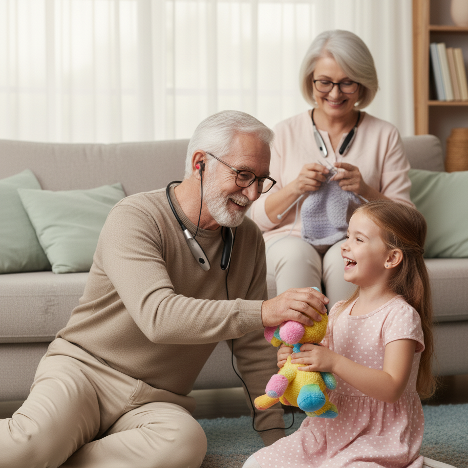 Healvia™ Red Light Therapy Earbuds for Hearing Loss Support